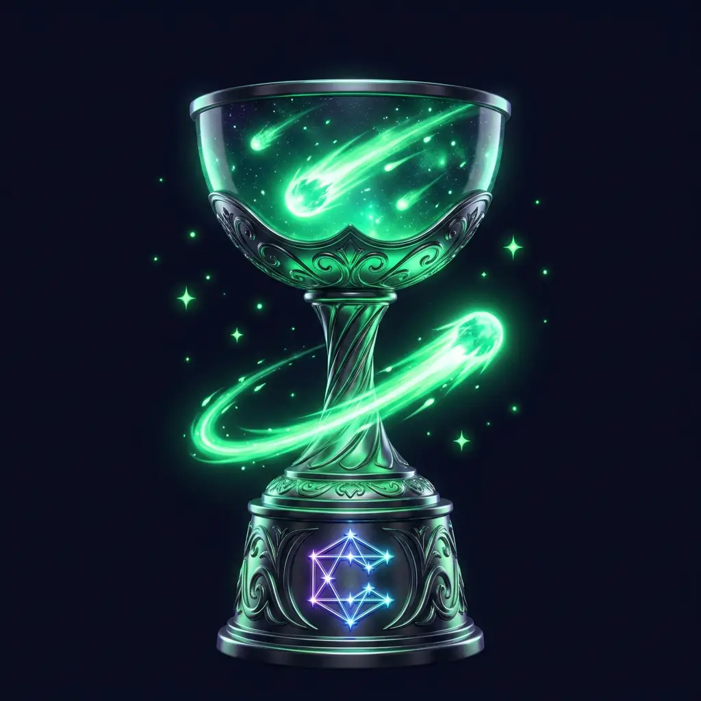 Emerald Comet Chalice